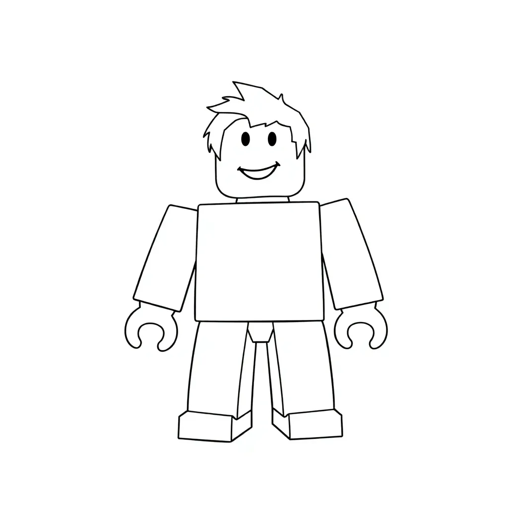 Roblox coloring page