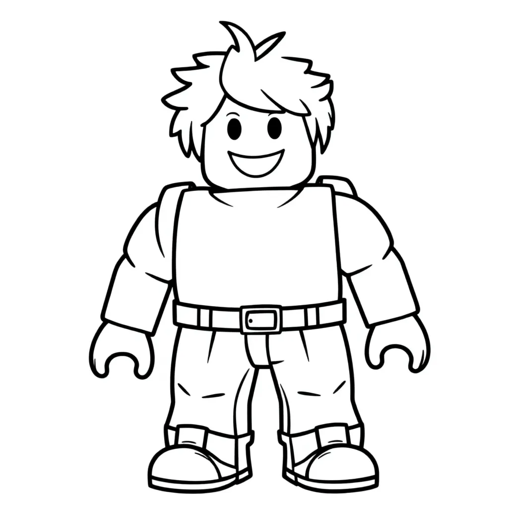 Roblox coloring page