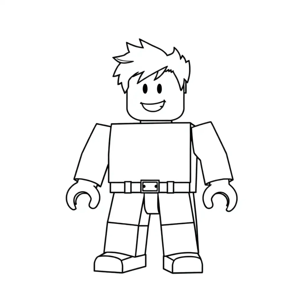 Roblox coloring page