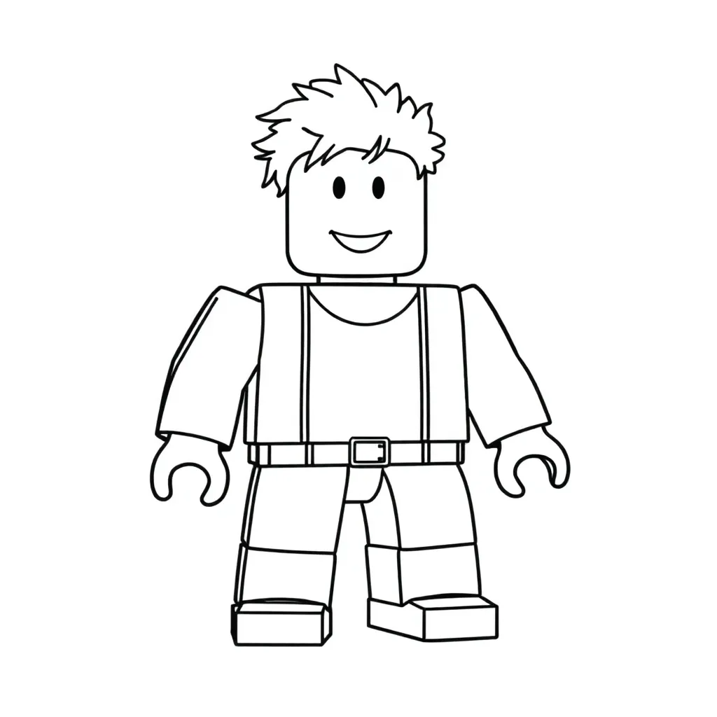 Roblox coloring page