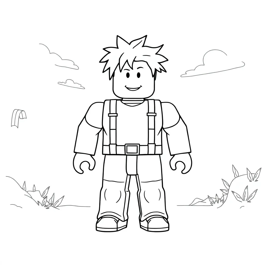 Roblox coloring page