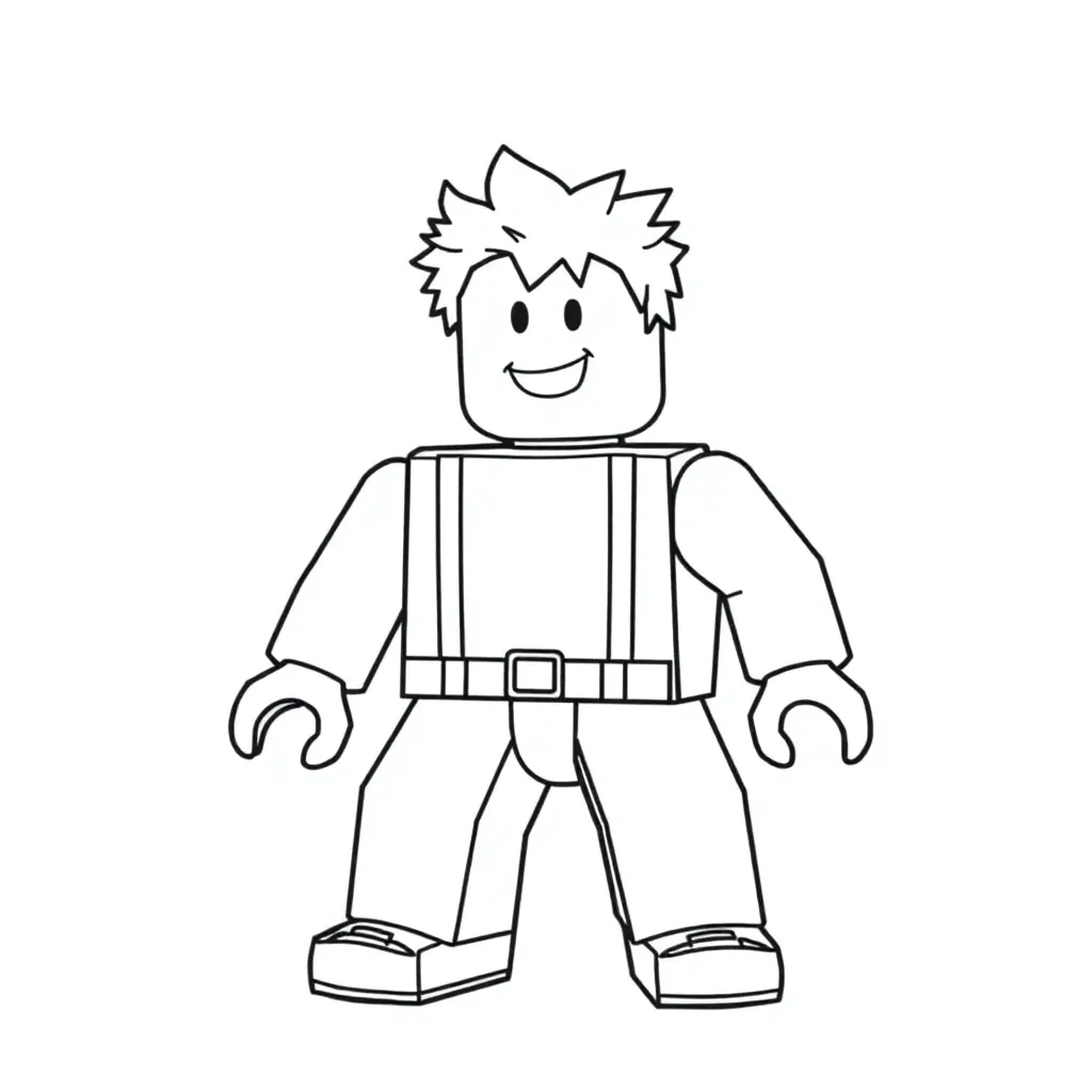 Roblox coloring page