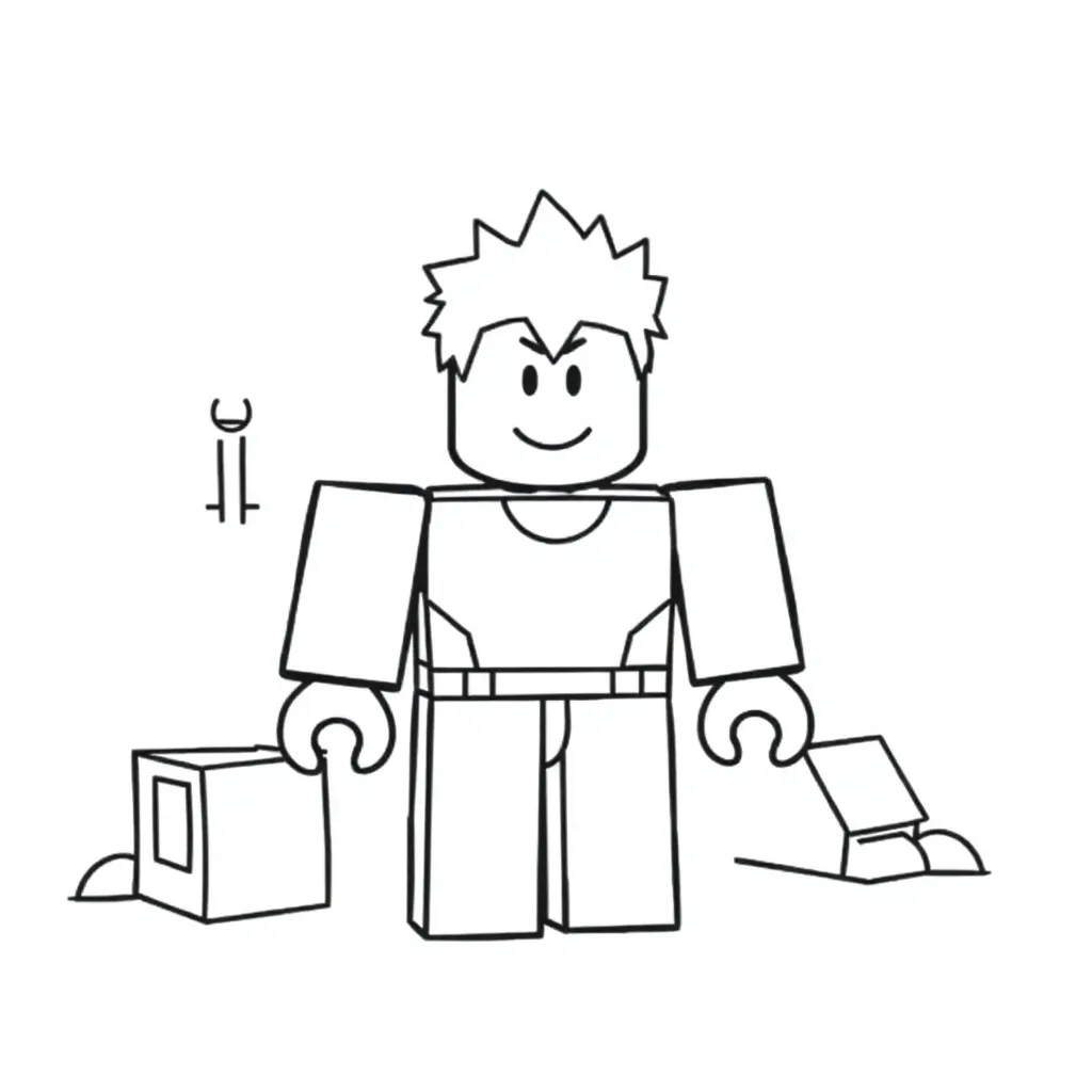 Roblox coloring page