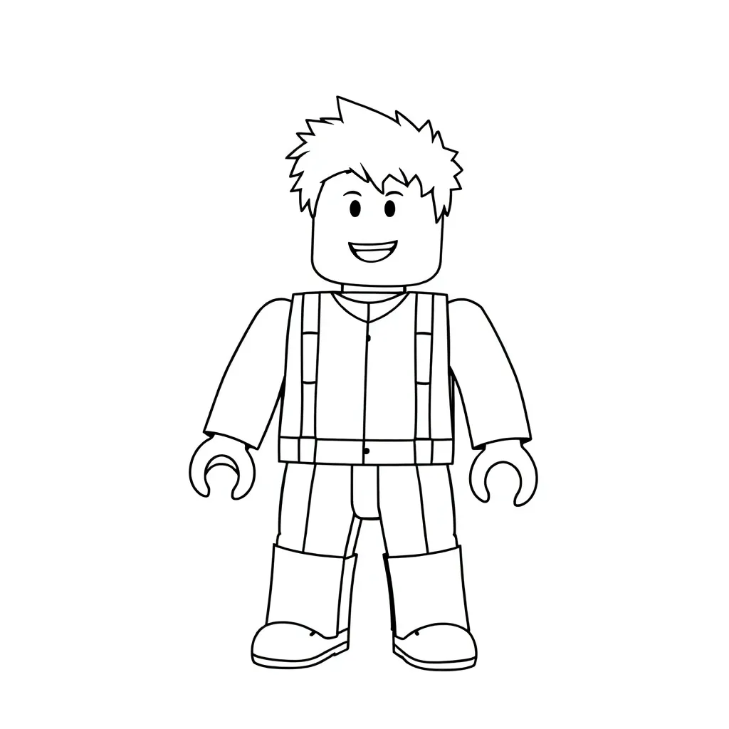 Roblox coloring page
