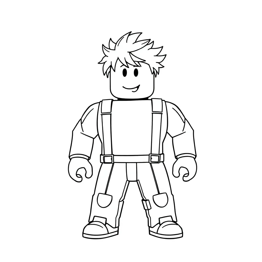 Roblox coloring page
