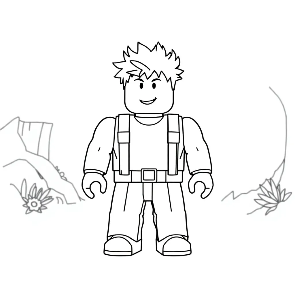 Roblox coloring page