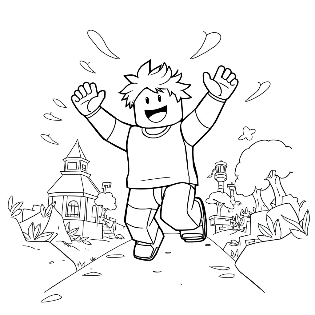Roblox coloring page