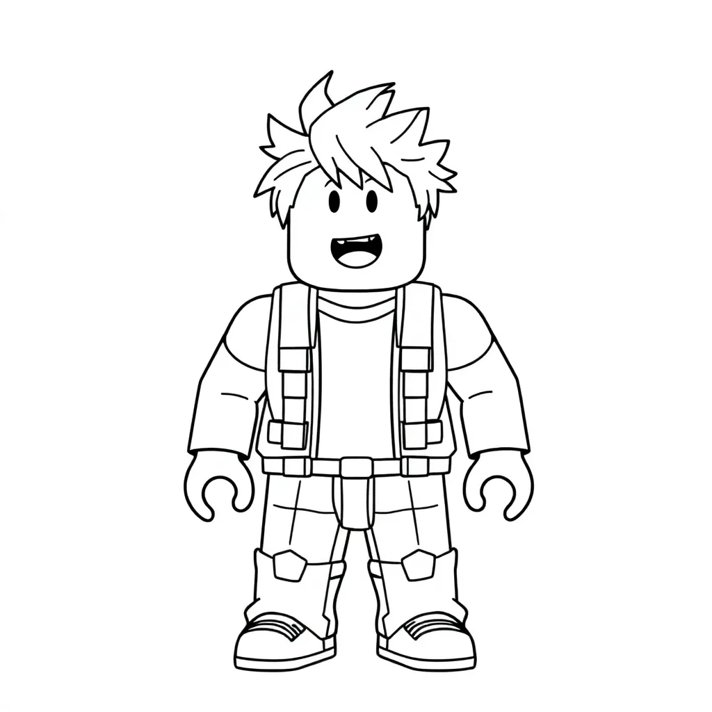 Roblox coloring page