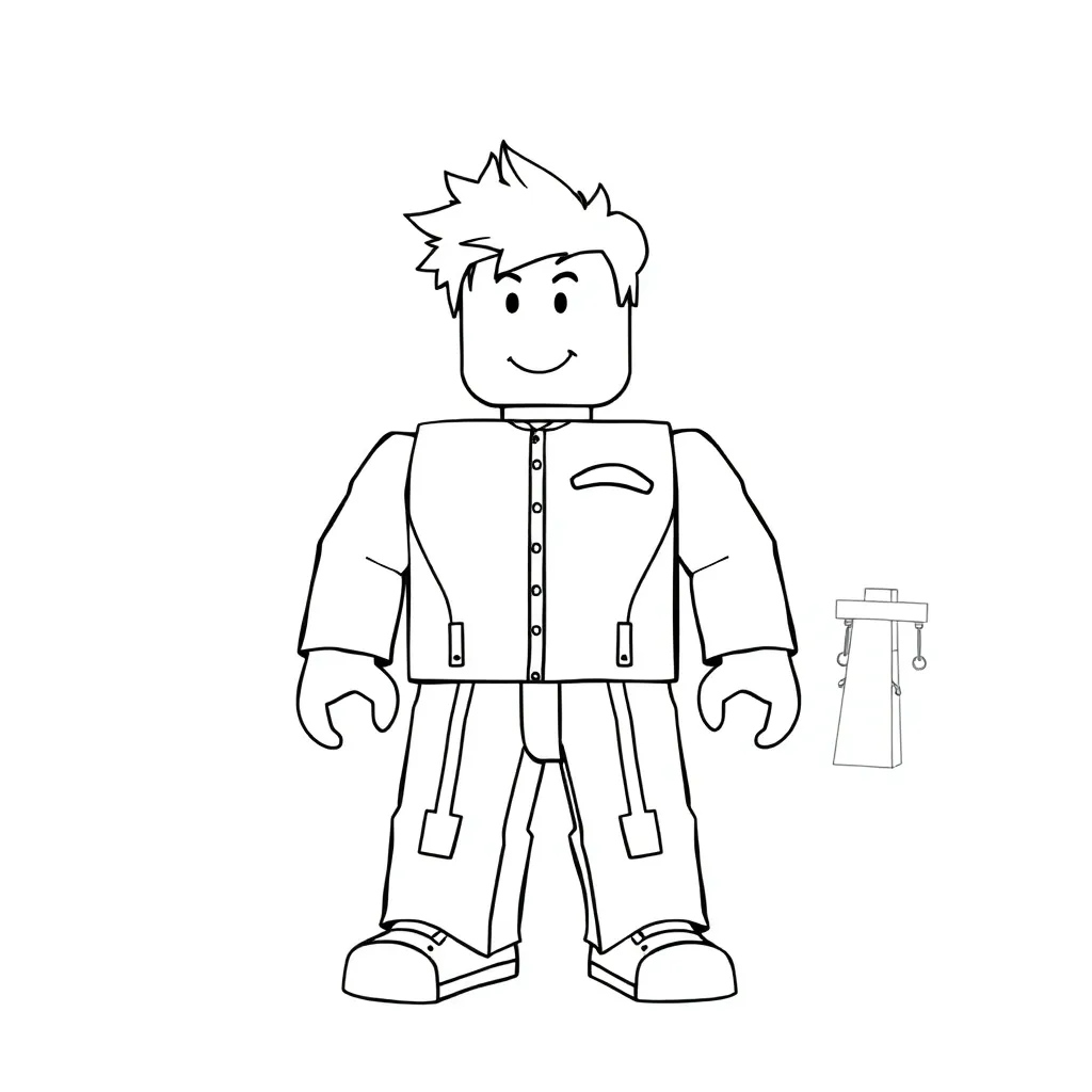 Roblox coloring page