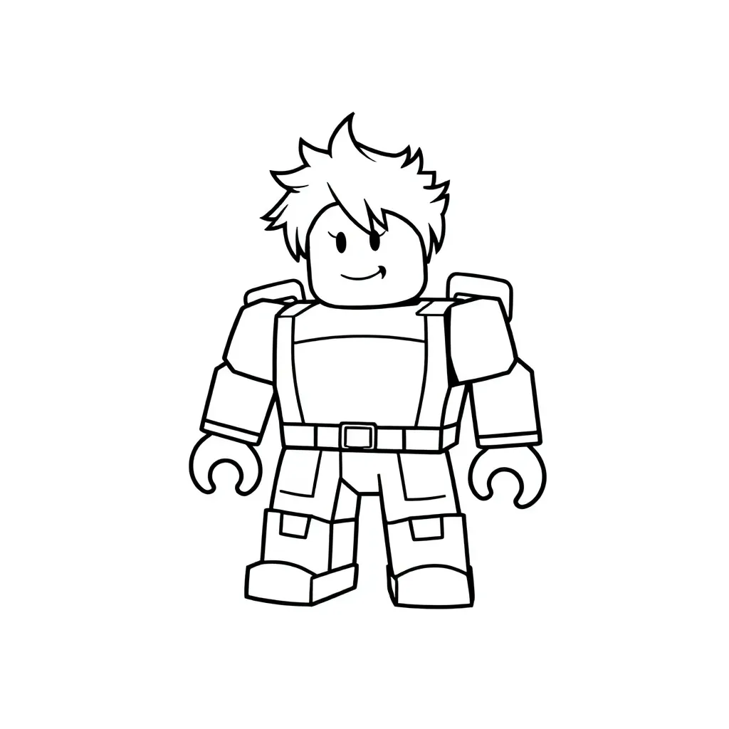 Roblox coloring page