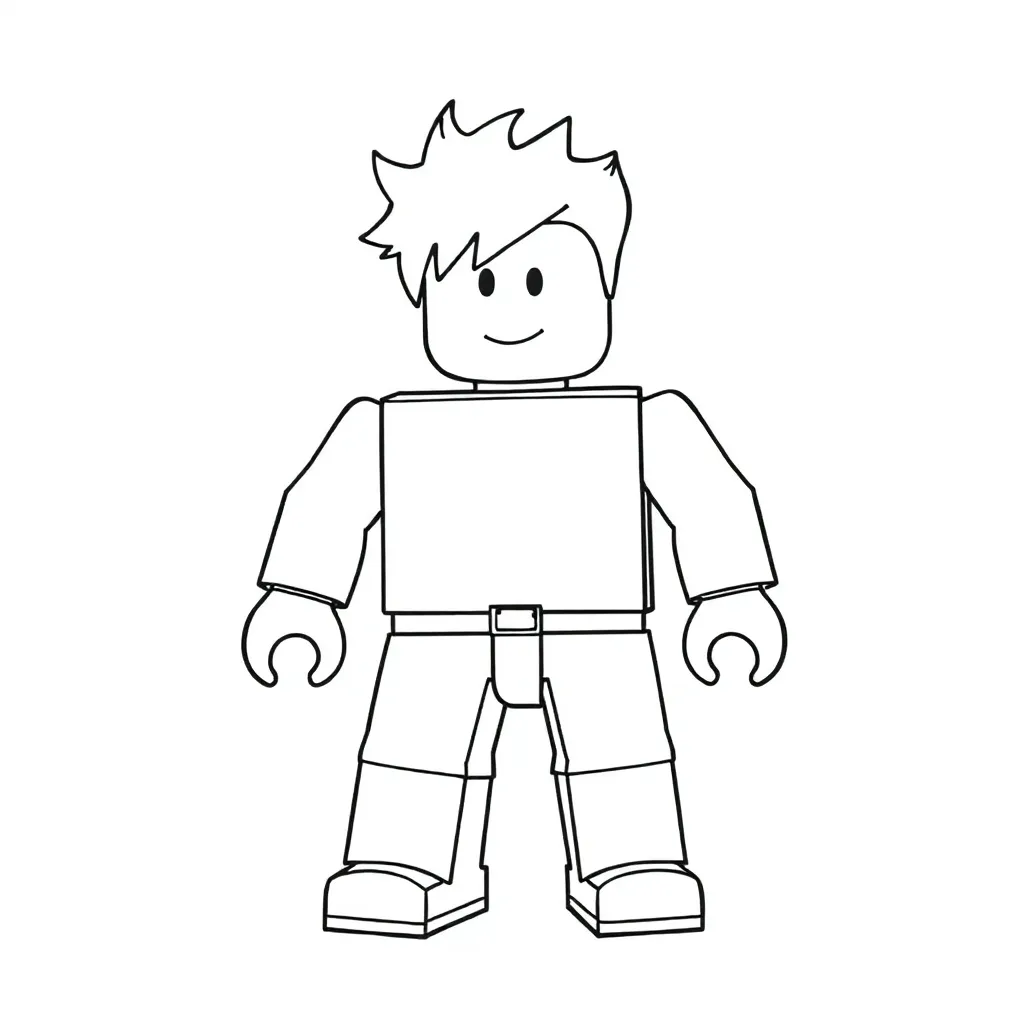 Roblox coloring page