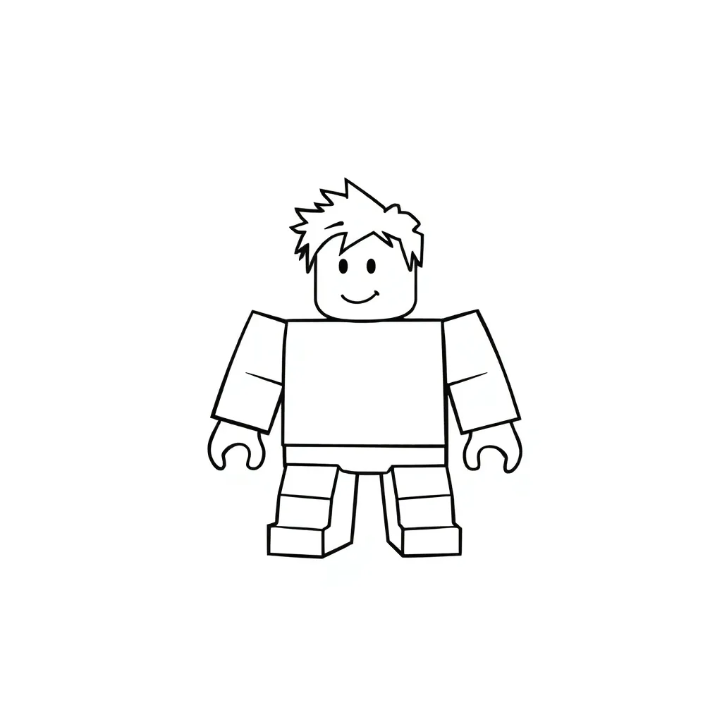 Roblox coloring page