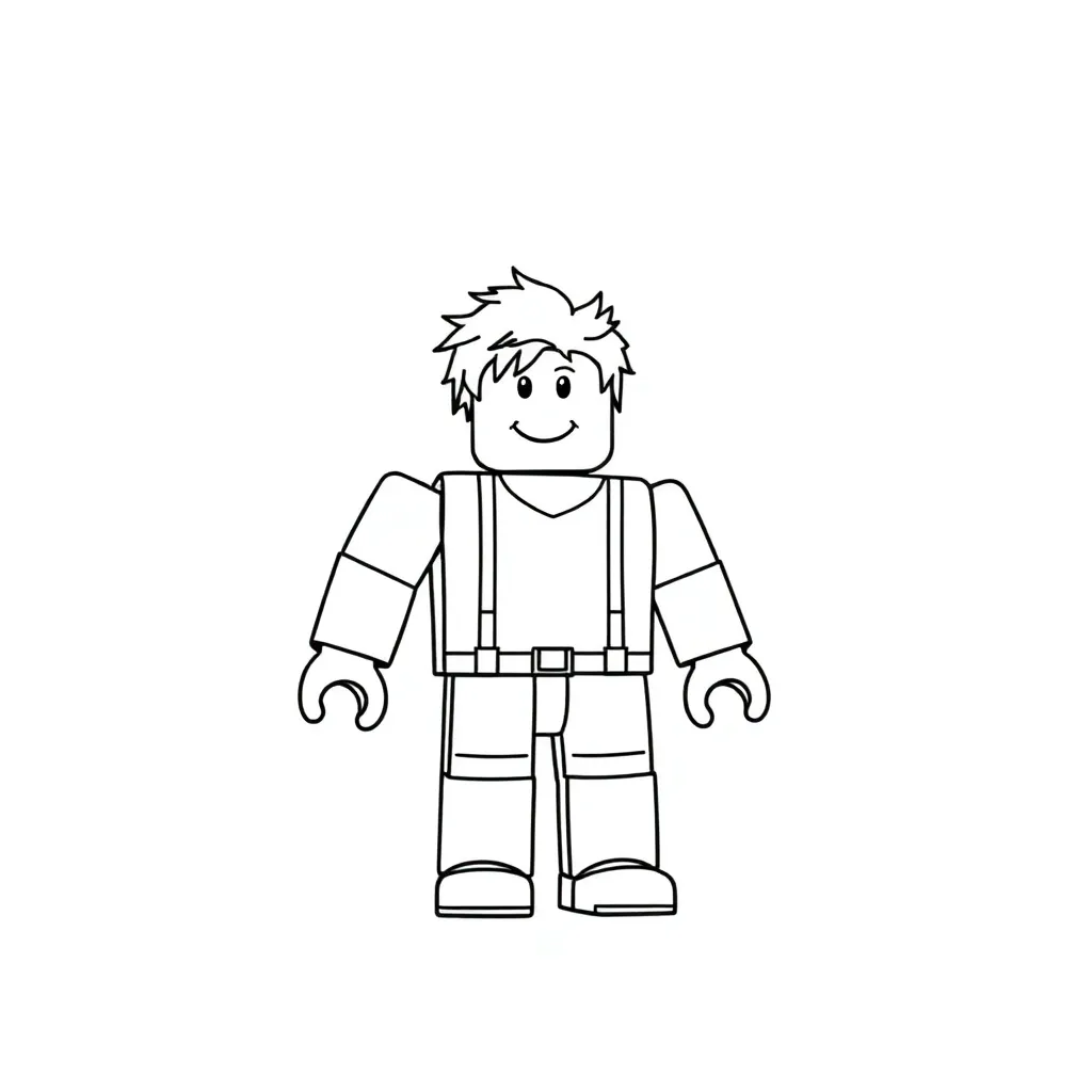 Roblox coloring page