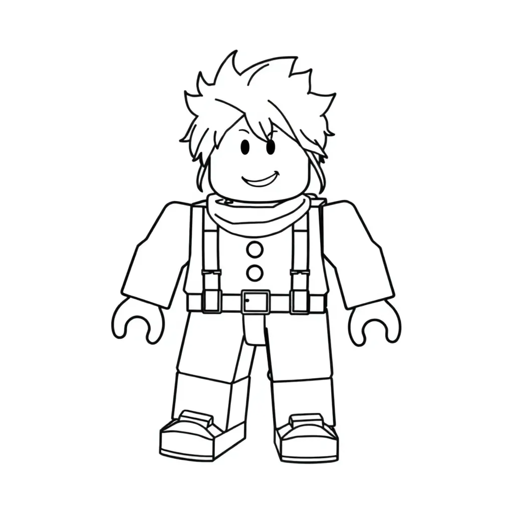 Roblox coloring page