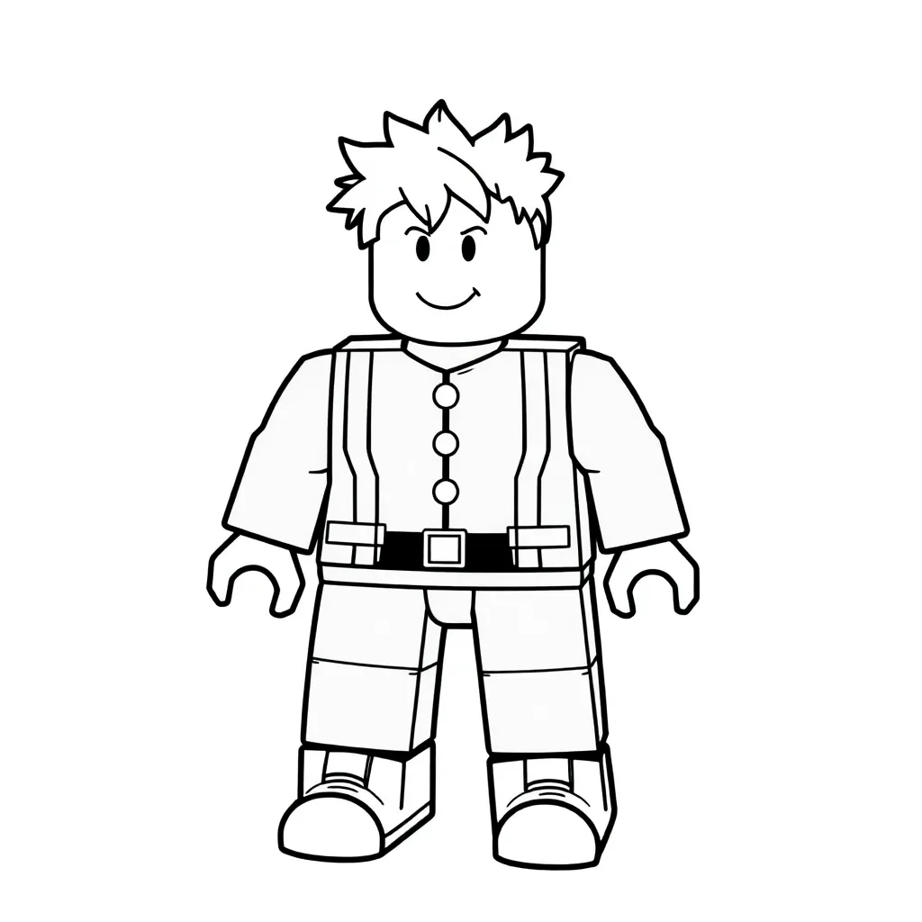 Roblox coloring page