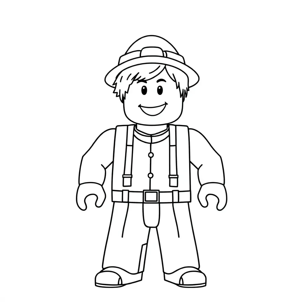 Roblox coloring page