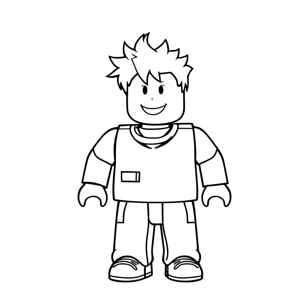 Roblox coloring page
