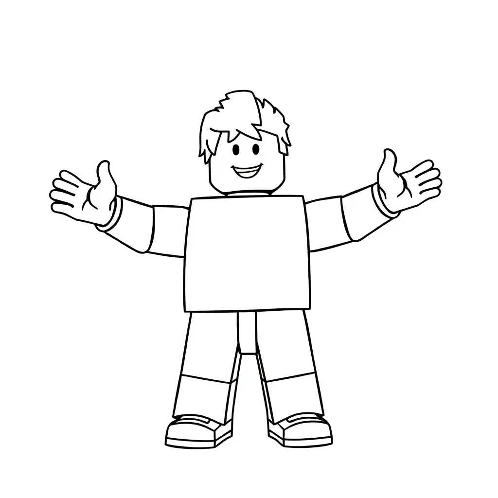 Roblox coloring page