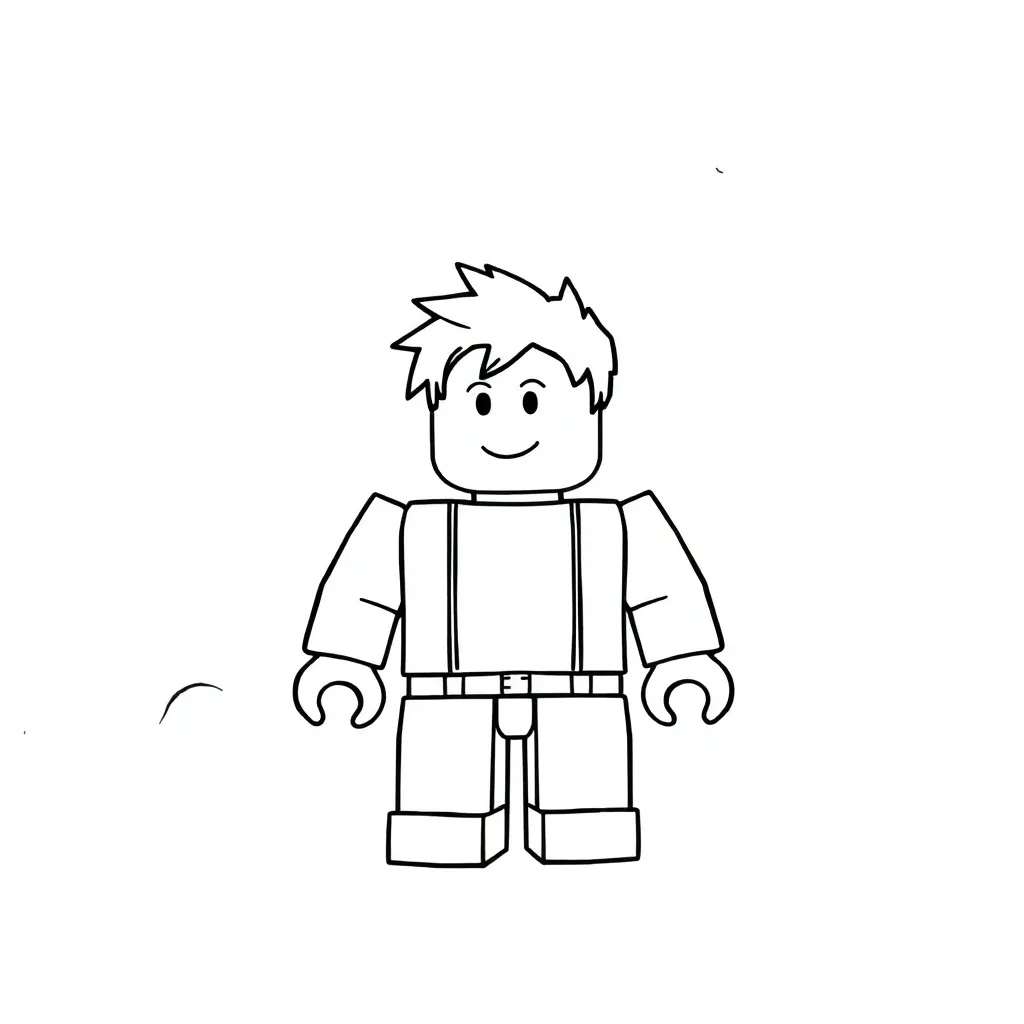 Roblox coloring page