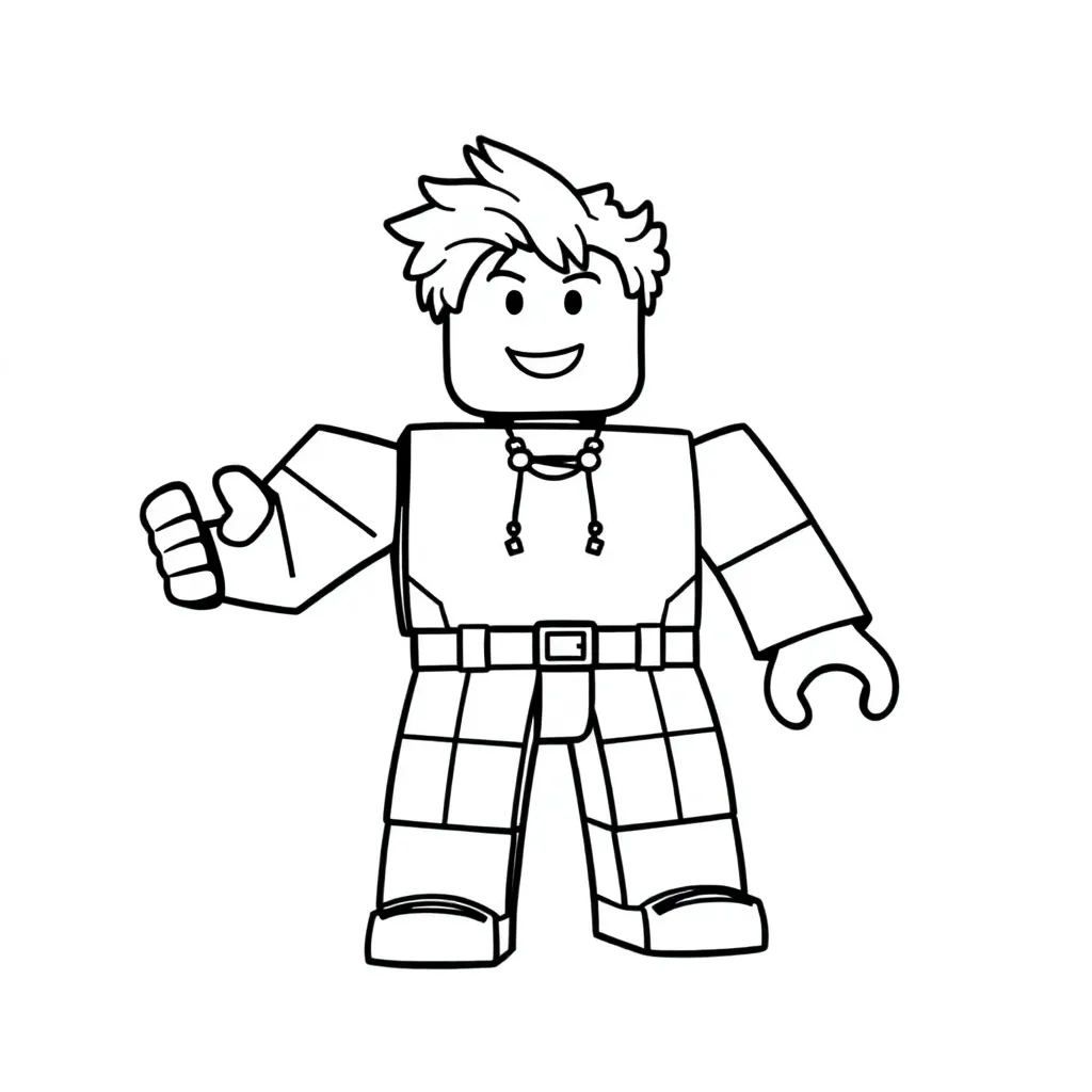 Roblox coloring page