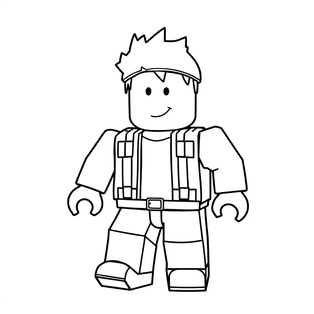 Roblox coloring page