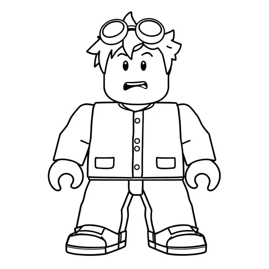 Roblox coloring page