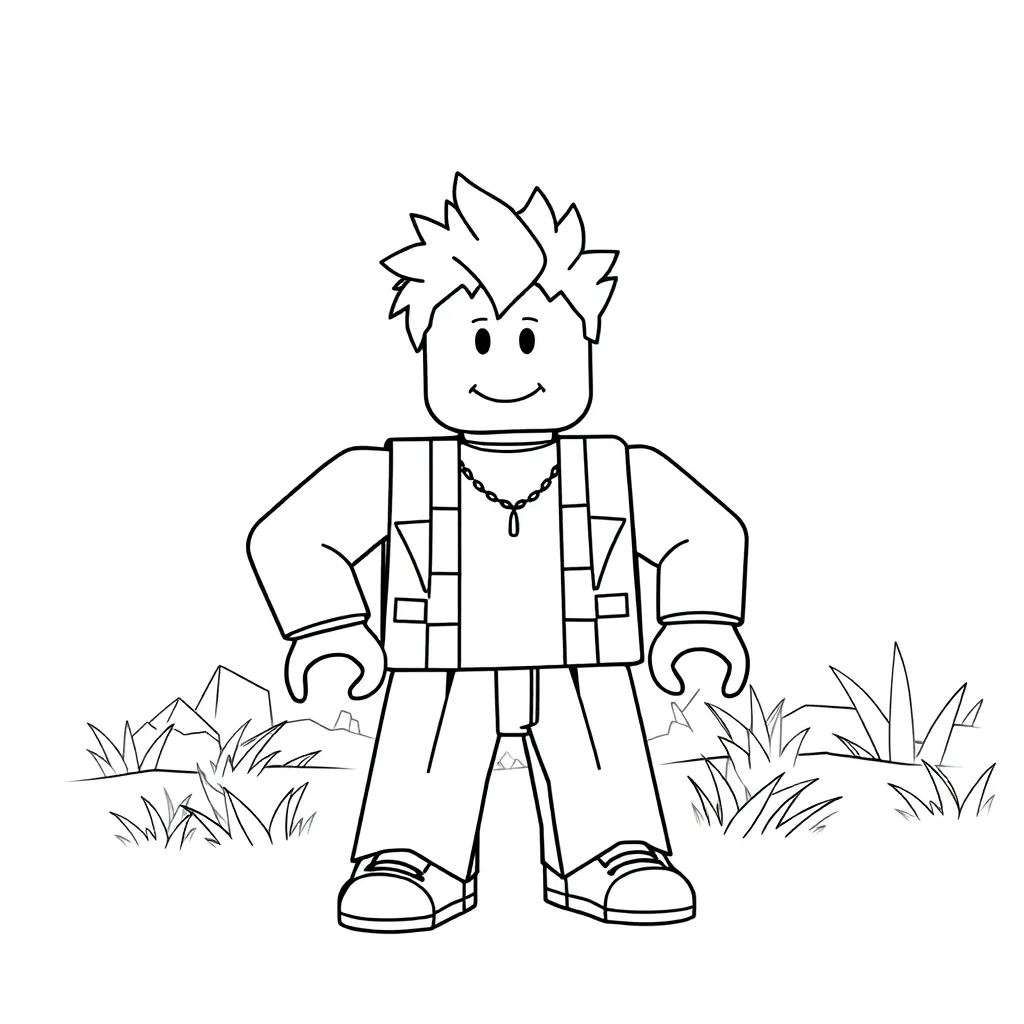 Roblox coloring page