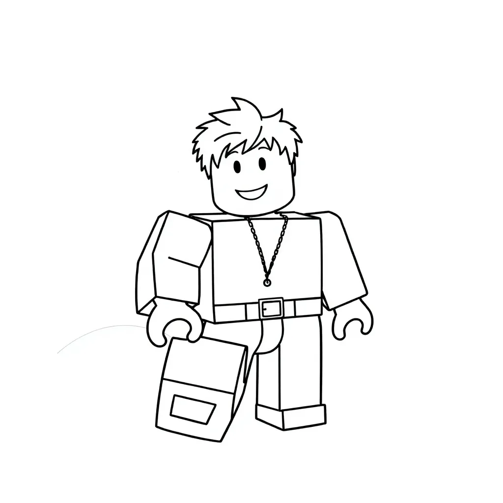 Roblox coloring page