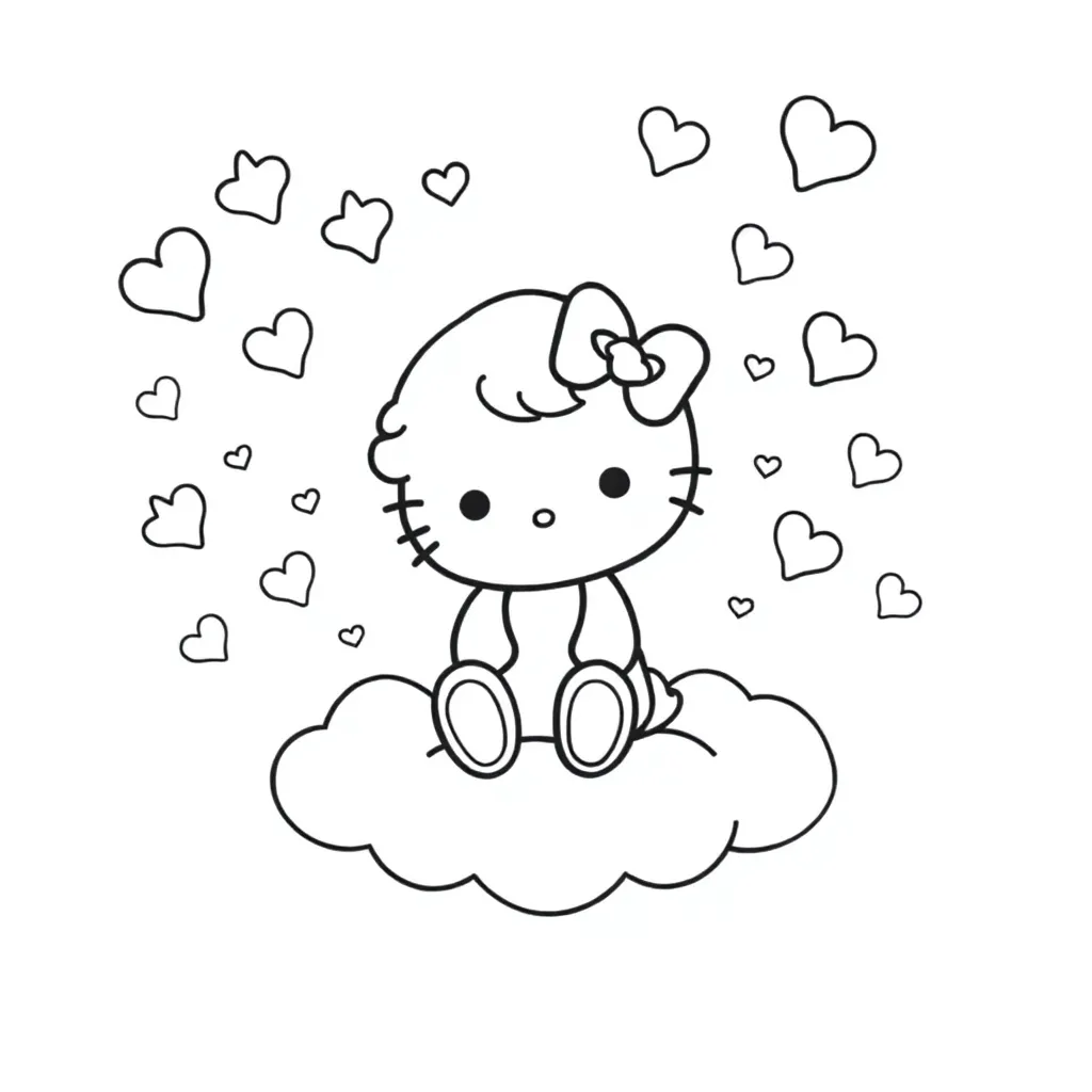 Sanrio coloring page