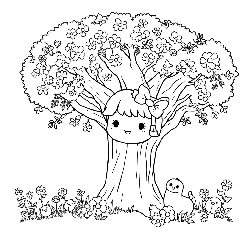 Sanrio coloring page