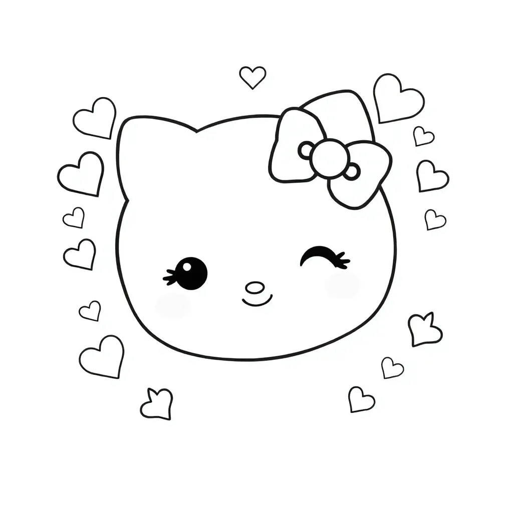 Sanrio coloring page