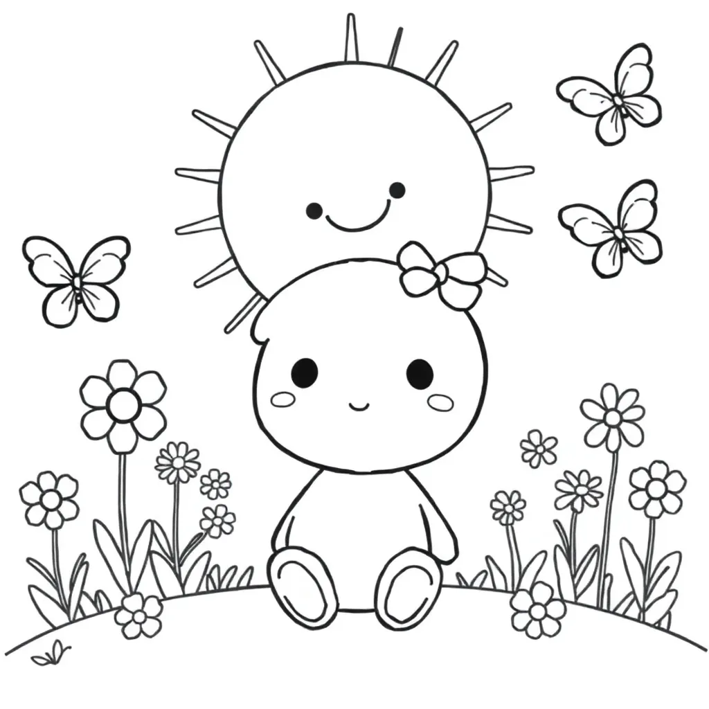 Sanrio coloring page
