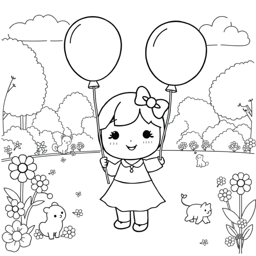 Sanrio coloring page