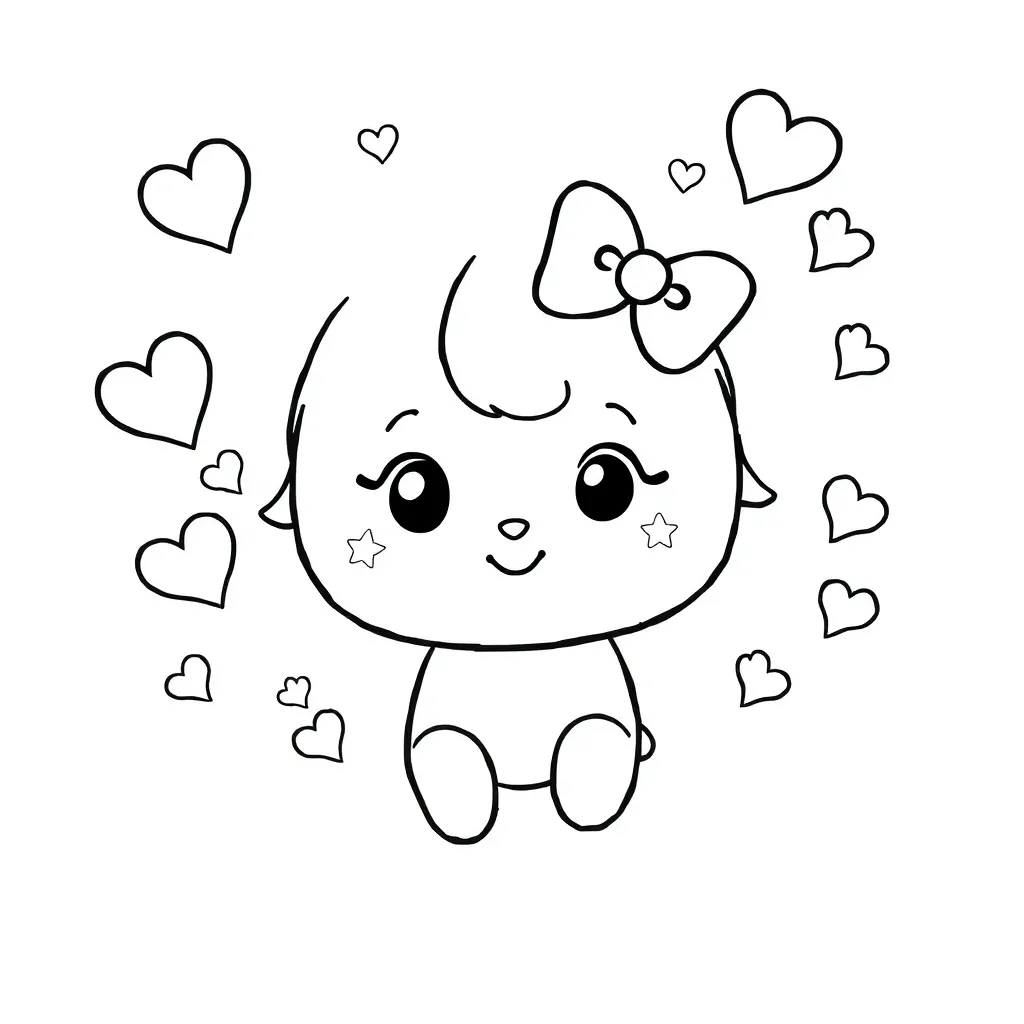 Sanrio coloring page