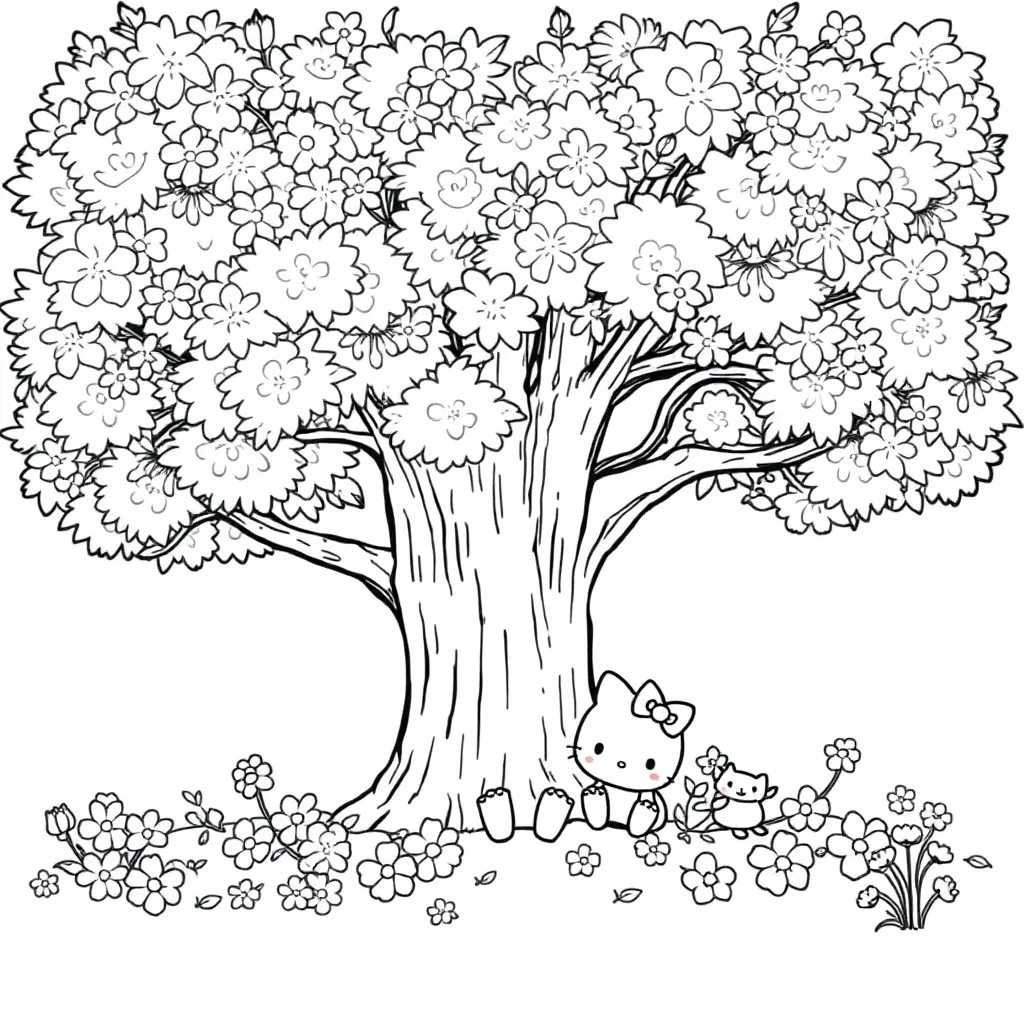 Sanrio coloring page