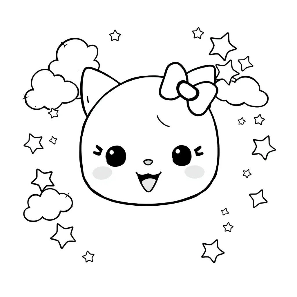 Sanrio coloring page