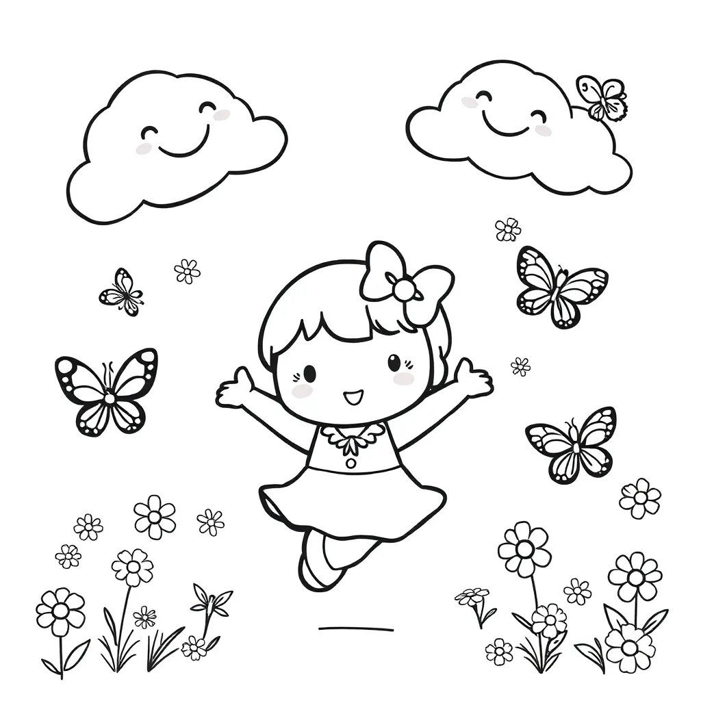 Sanrio coloring page