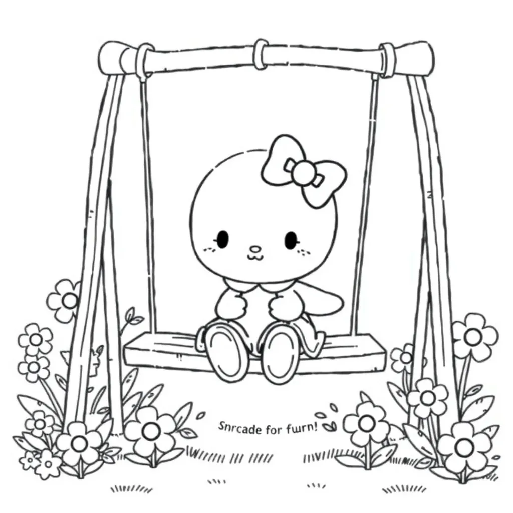 Sanrio coloring page