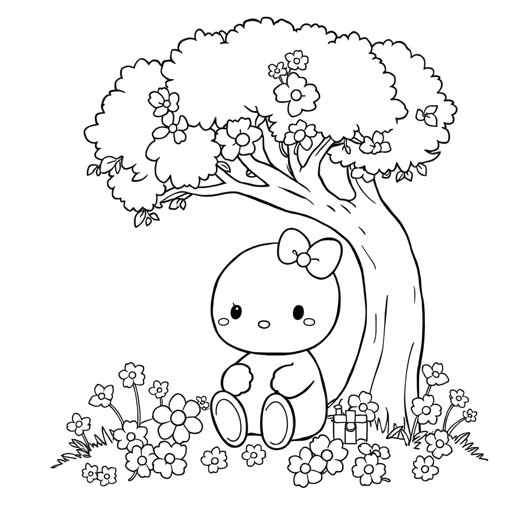 Sanrio coloring page