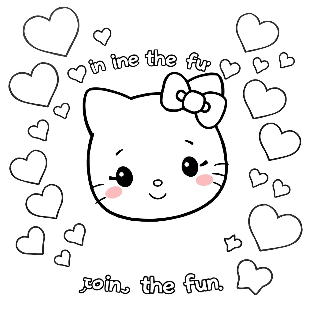 Sanrio coloring page