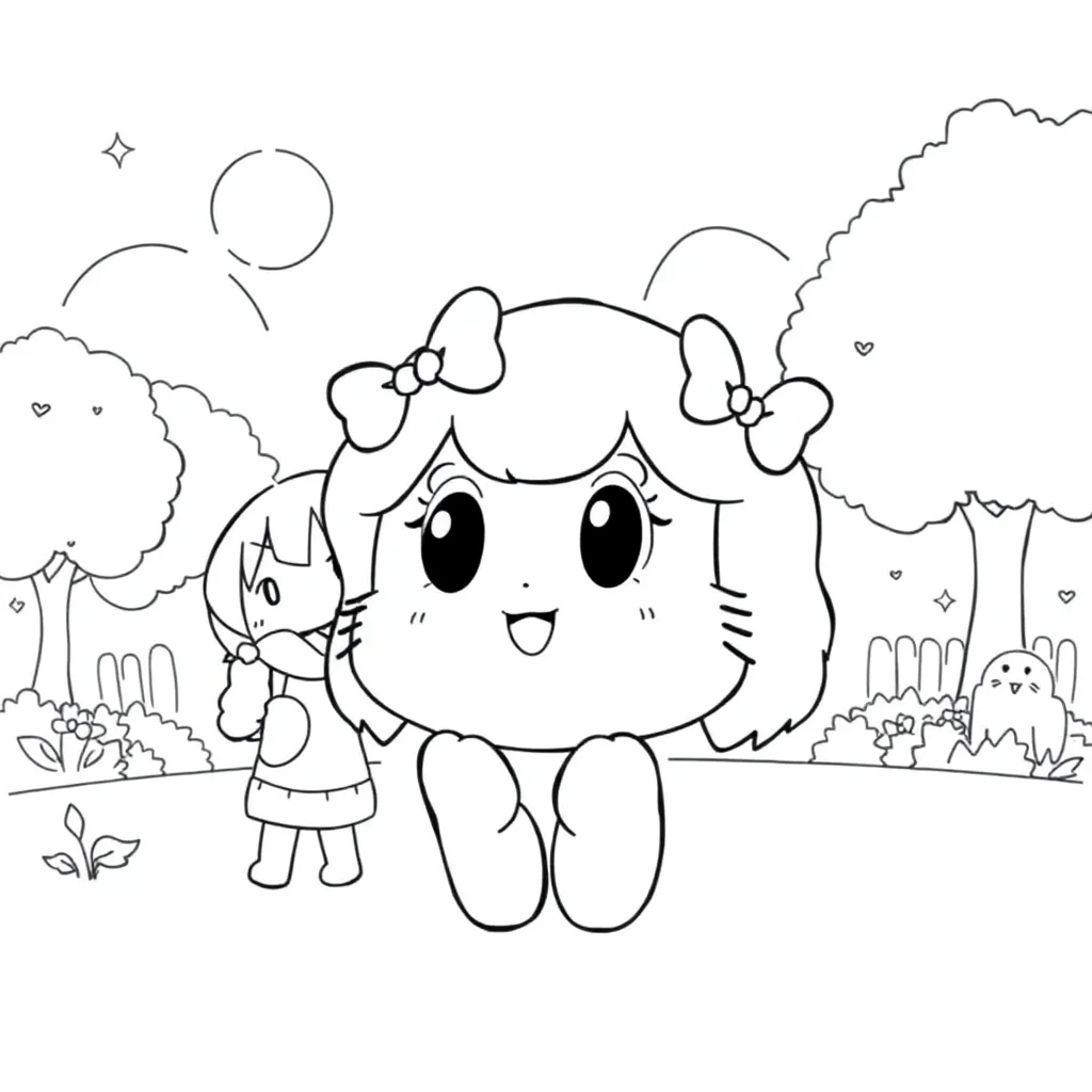 Sanrio coloring page