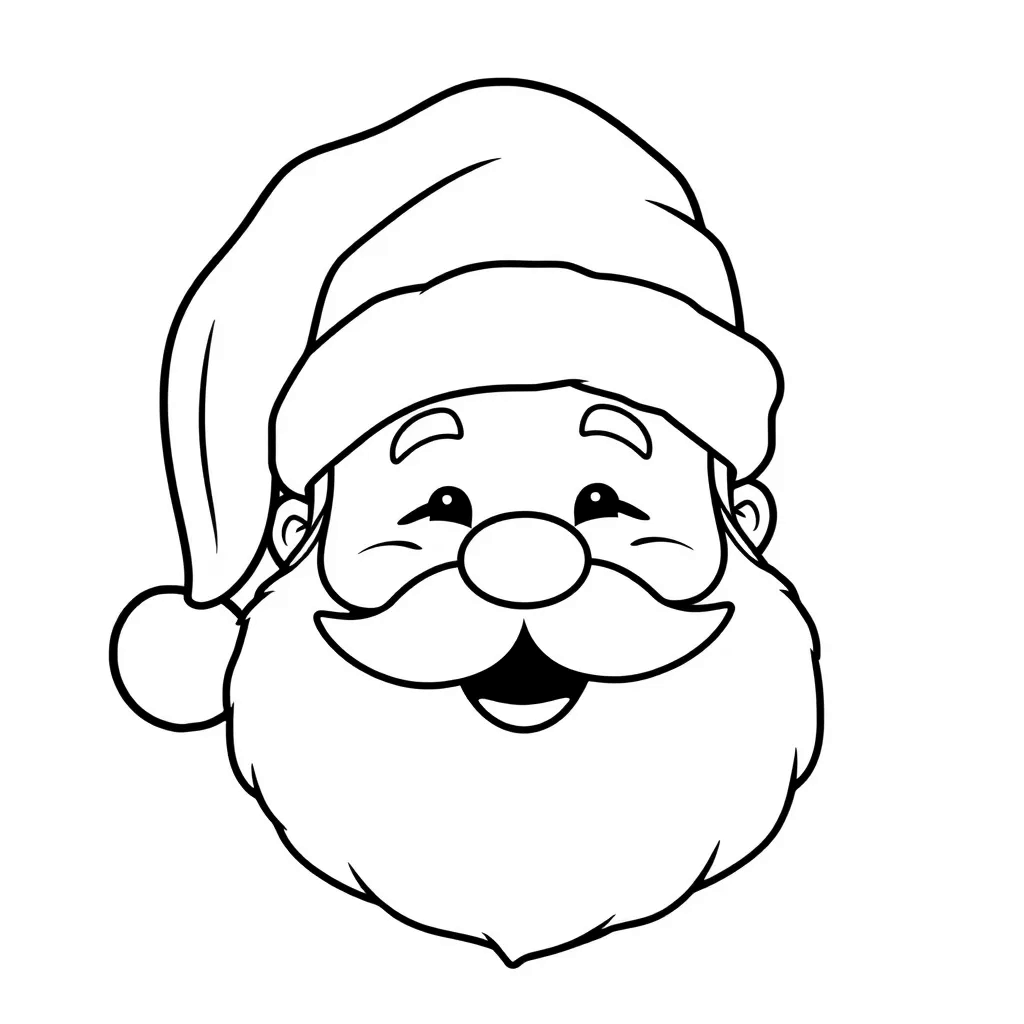 Santa coloring page