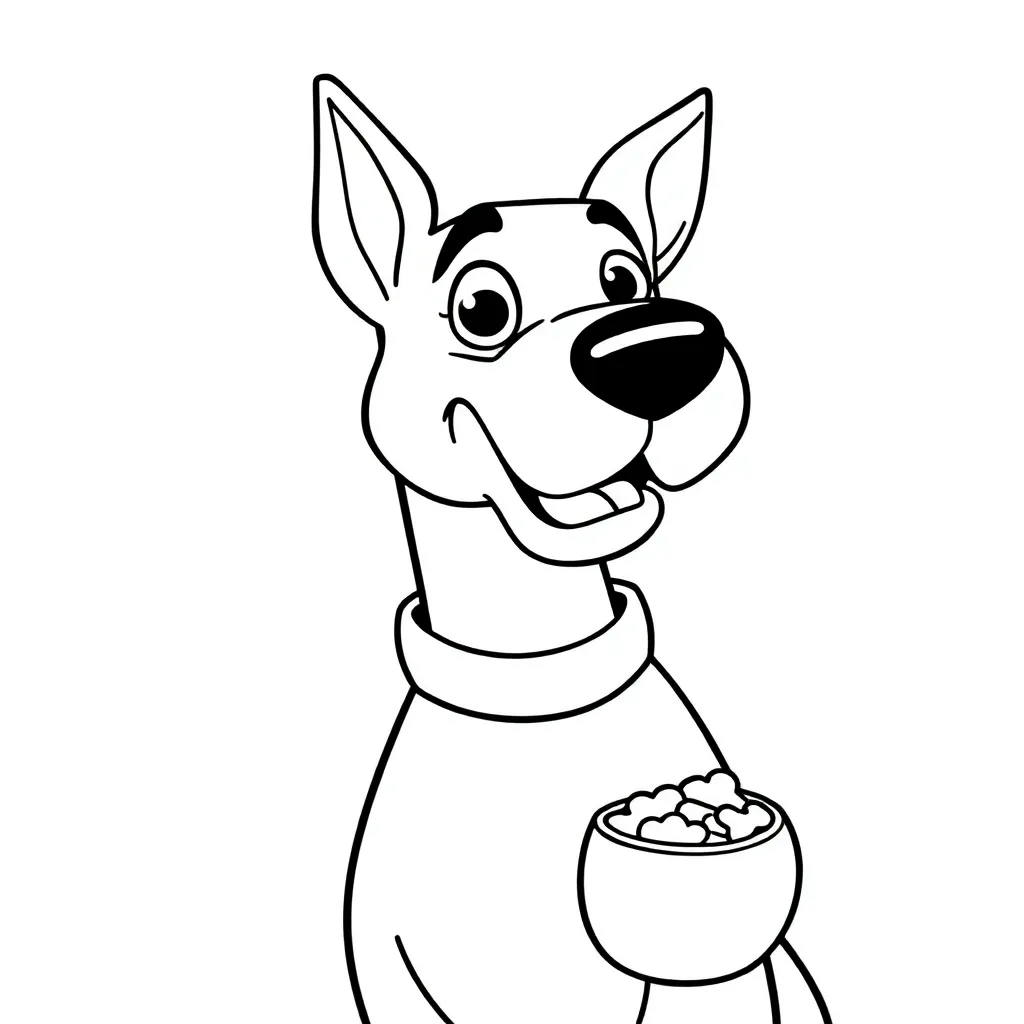 Scooby-Doo coloring page