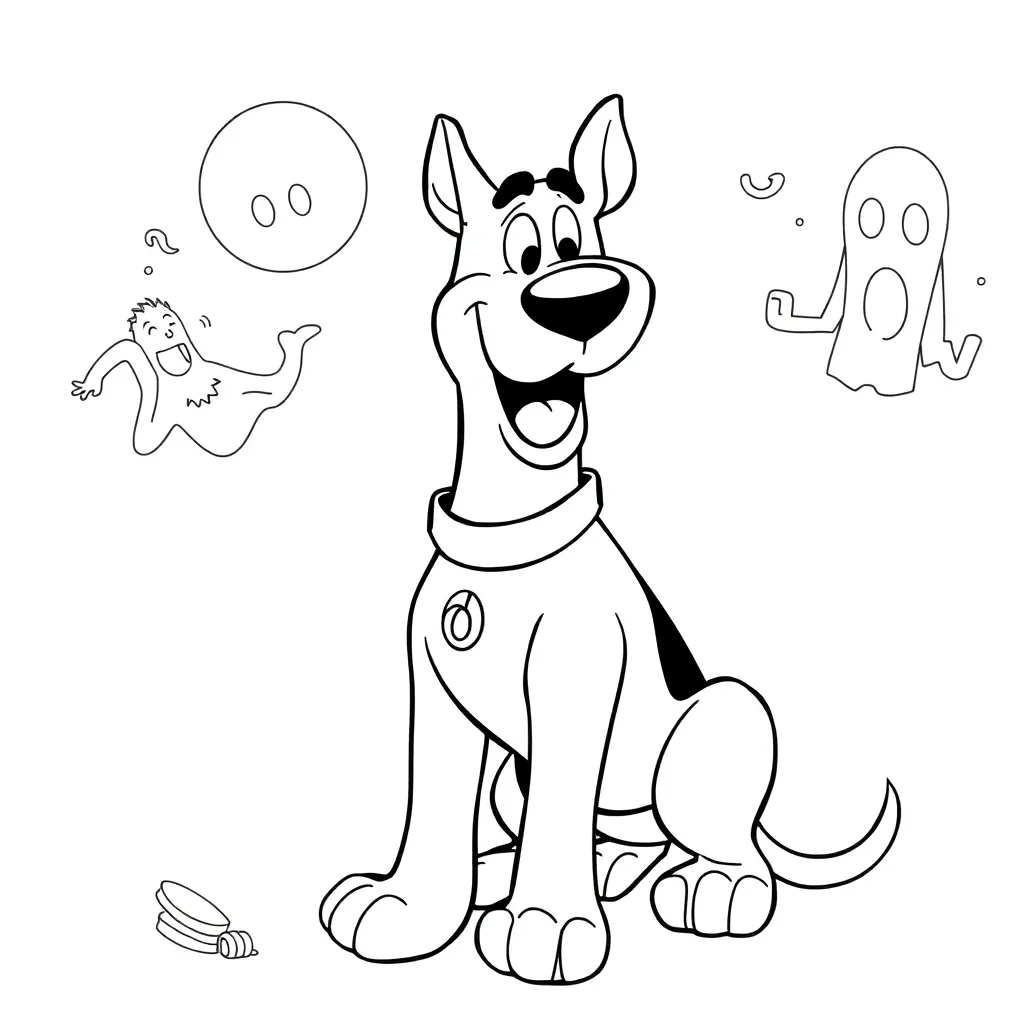 Scooby-Doo coloring page
