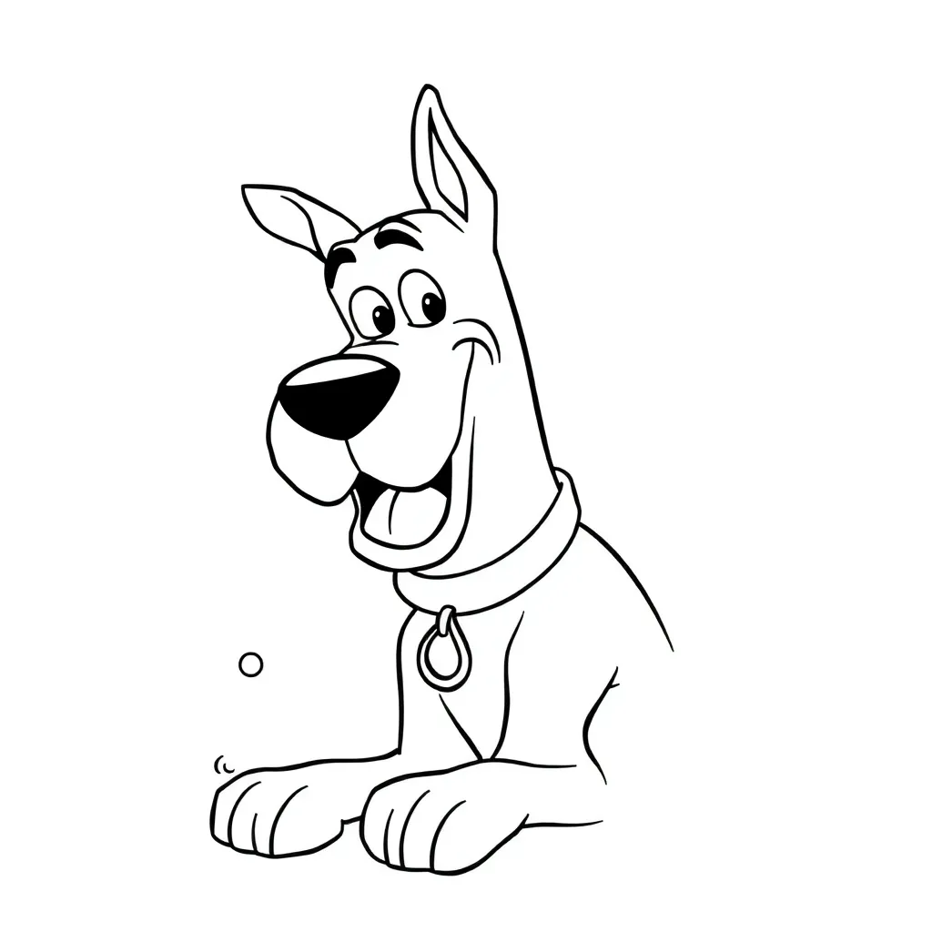 Scooby-Doo coloring page