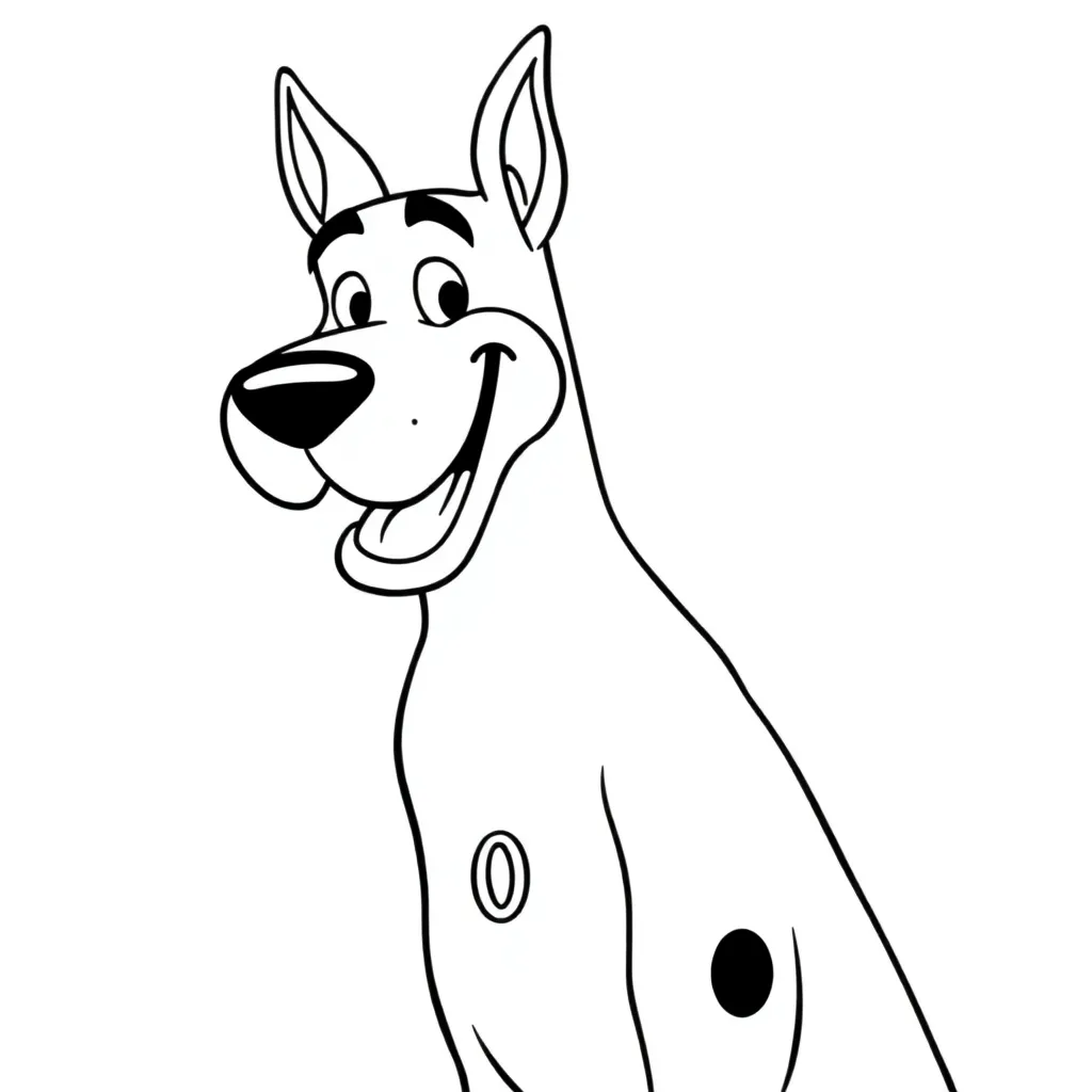 Scooby-Doo coloring page