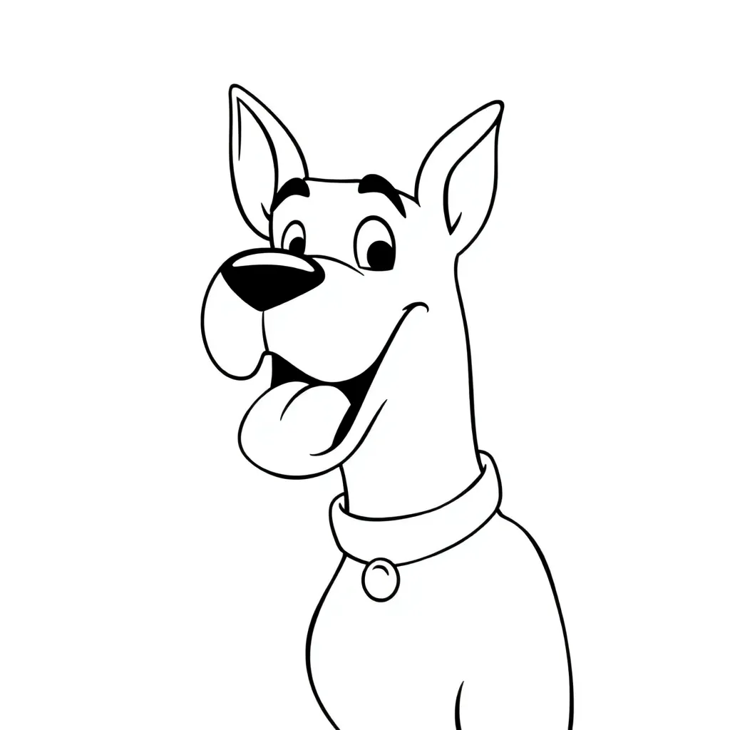 Scooby-Doo coloring page