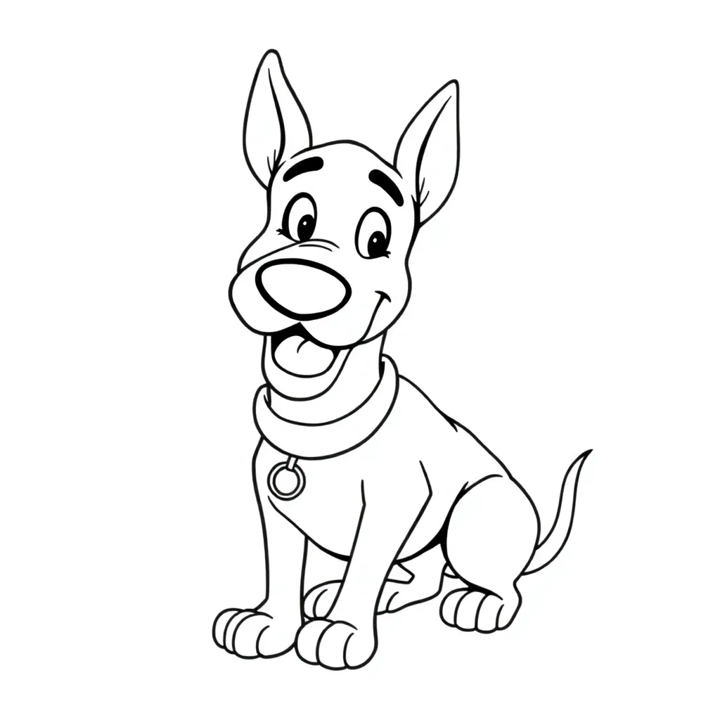 Scooby-Doo coloring page