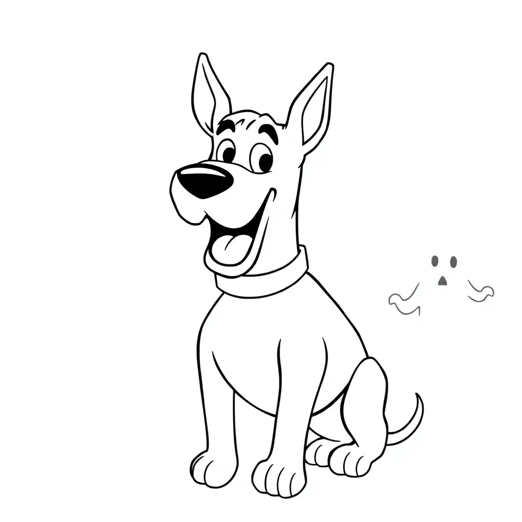 Scooby-Doo coloring page