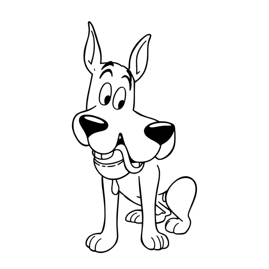 Scooby-Doo coloring page